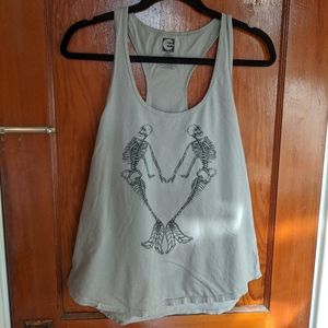 Billabong Mermaid Skeleton Racerback Tank